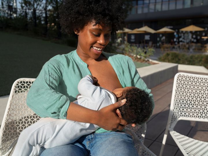 Mother Breastfeeding Baby